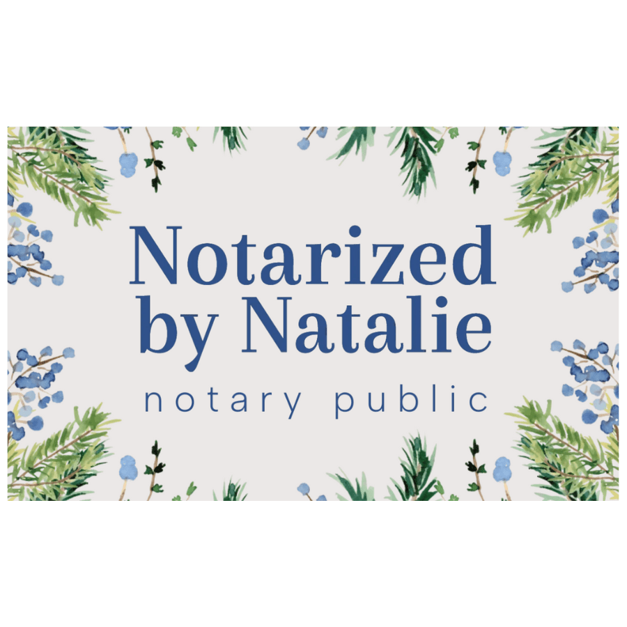 Natalie Leavy Notary Public
